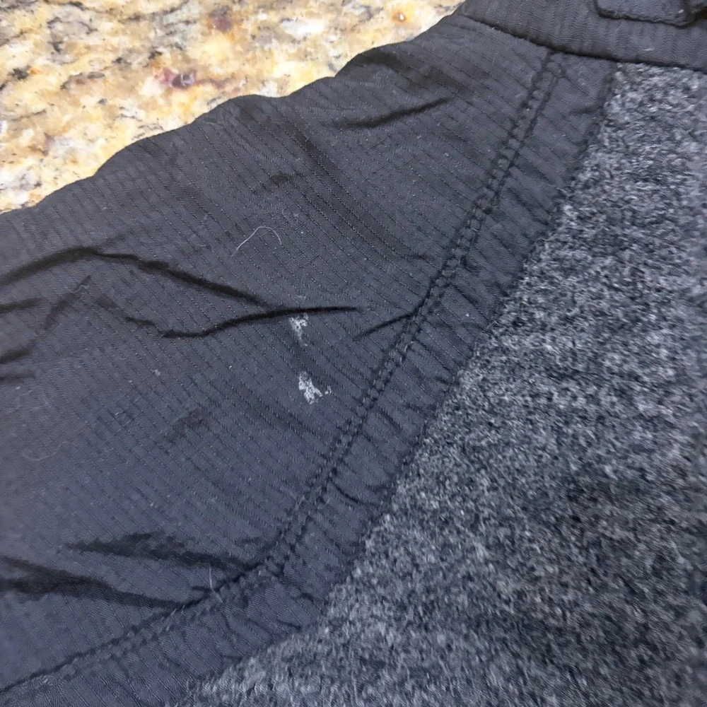 Woolrich John Rich & Bros Mens Wool Blend Full Zip Vest Gray Black M